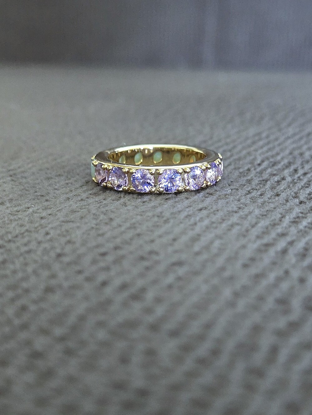 Kendra Scott (Retired) Gold💛 "Chandler" Band Ring💍 in Green💚 Lilac💜 Mix - Picture 14 of 16